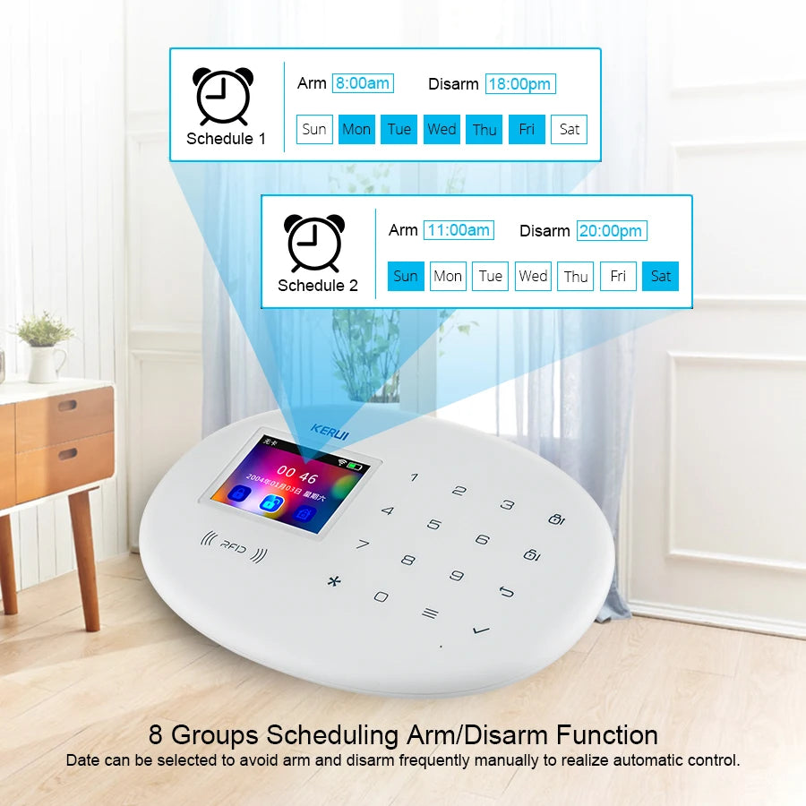 Sistema de Alarma Inteligente Wifi para Hogar – Control Total desde tu Móvil (Kit Completo)