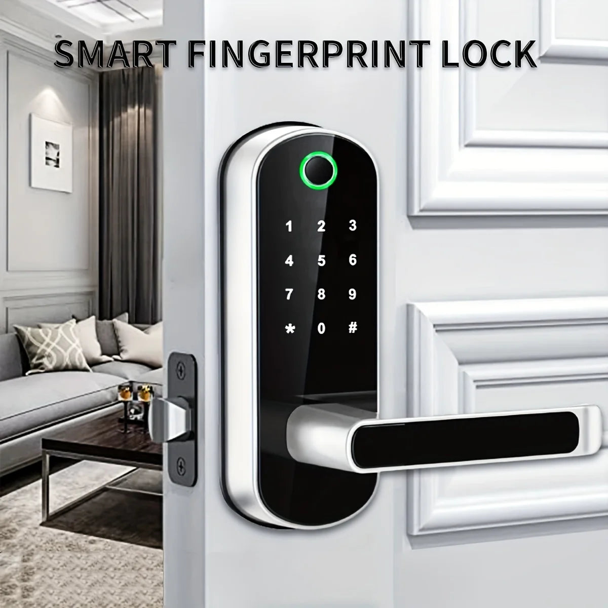 Cerradura Inteligente Wifi para Puerta con Huella y App