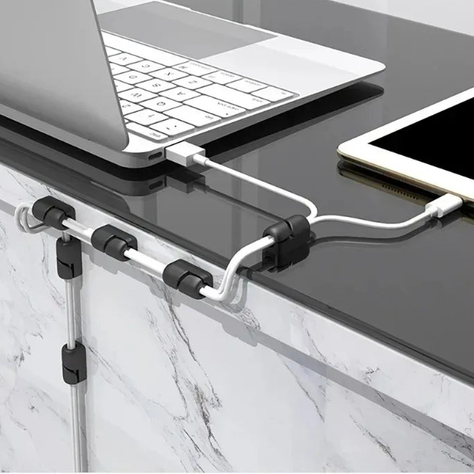 Organizador de Cables Adhesivo – Orden y Control para tu Escritorio