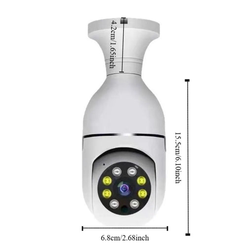 Cámara WiFi 360° con Visión Nocturna – Vigila tu hogar desde el móvil