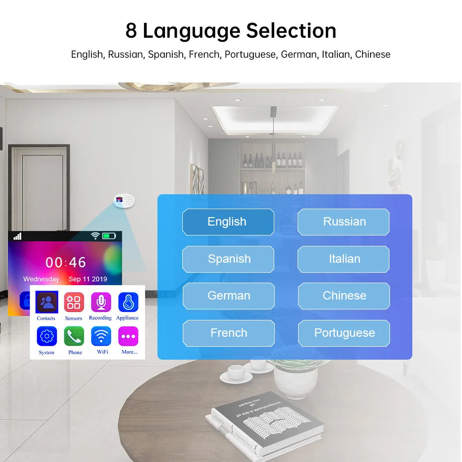Sistema de Alarma Inteligente Wifi para Hogar – Control Total desde tu Móvil (Kit Completo)